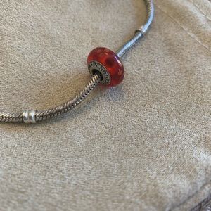 Authentic PANDORA Red Bubbles Charm